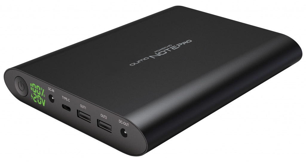 23995 Портативное зарядное устройство Qumo PowerAid Note PRO 40000 мА-ч QC 3.0&2.0BC1.2FCP, 58,5-9121616,519V, черный - 2.jpg